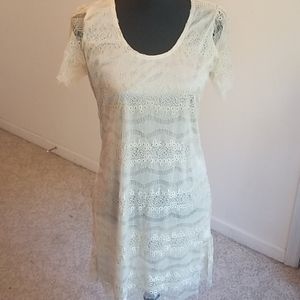 Shiny Gold Sheath Dress